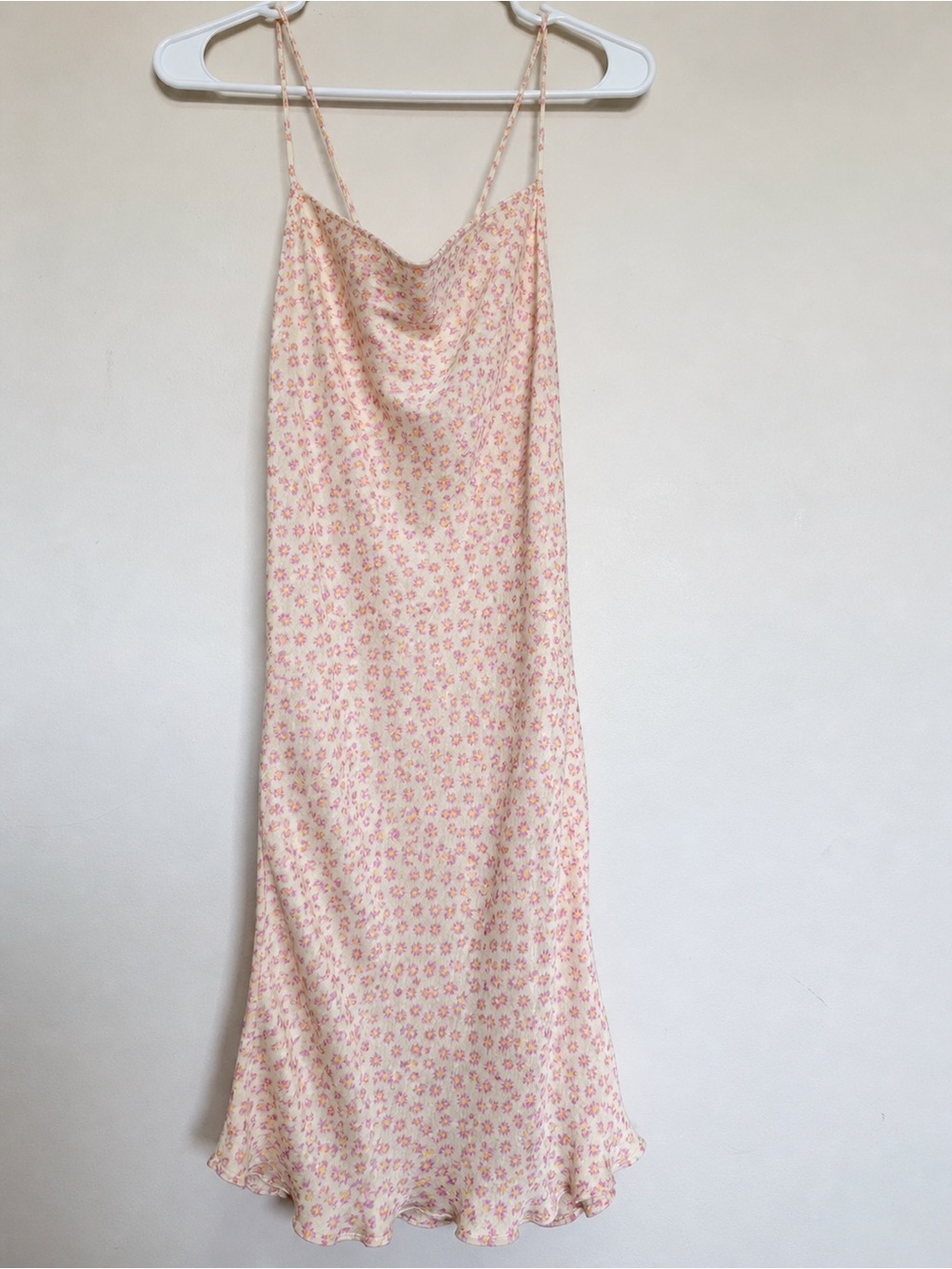 NWT Area Stars Amalia Yellow/Pink Ditsy Floral Slip Dress Medium